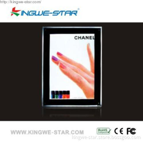 led advertsing  crystal light box